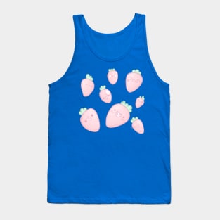 Funny Strawberries - Cute fruit Tank Top